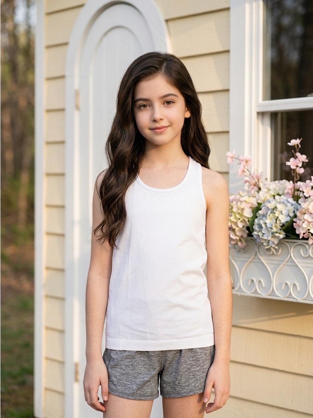 DSG Girls' Tank Top Everyday Athletic Tank Medium (10-12) EUC